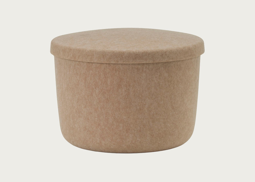Hide Storage Pouf