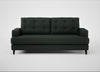 Mistral 3 Seater Sofa Boucle Fern / Black