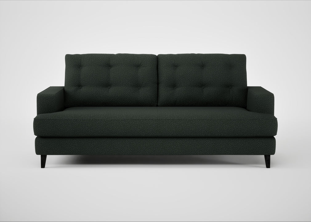 Mistral 3 Seater Sofa Boucle Fern / Black