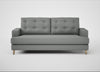 Mistral 3 Seater Sofa Boucle Steel / Natural