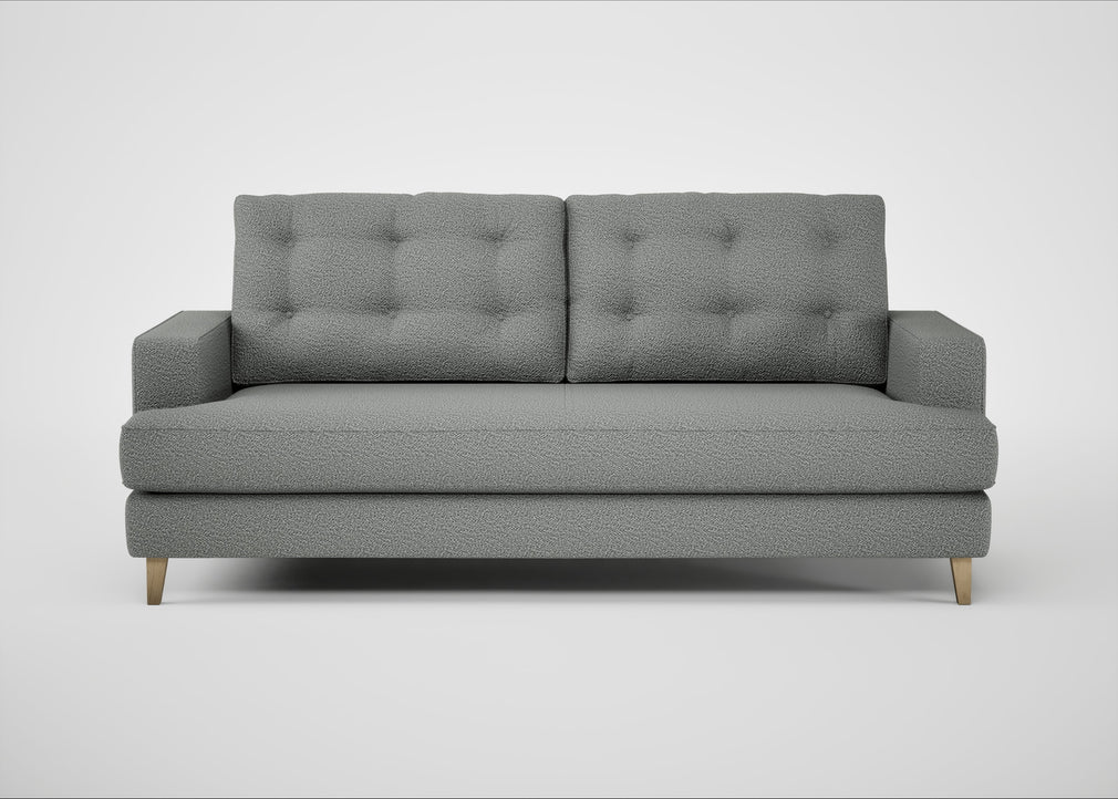 Mistral 3 Seater Sofa Boucle Steel / Natural