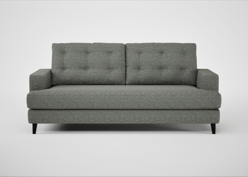 Mistral 3 Seater Sofa Boucle Tweed Lapis / Black
