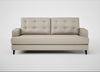 Mistral 3 Seater Sofa Broad Weave Putty / Black