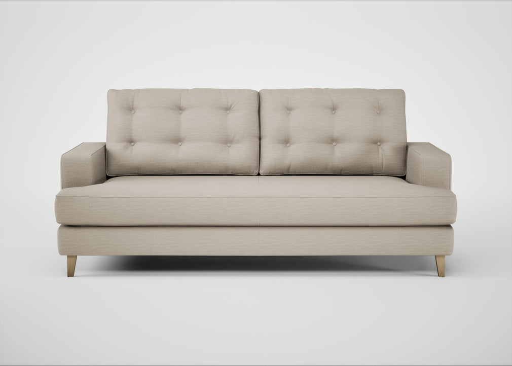 Mistral 3 Seater Sofa Broad Weave Putty / Natural