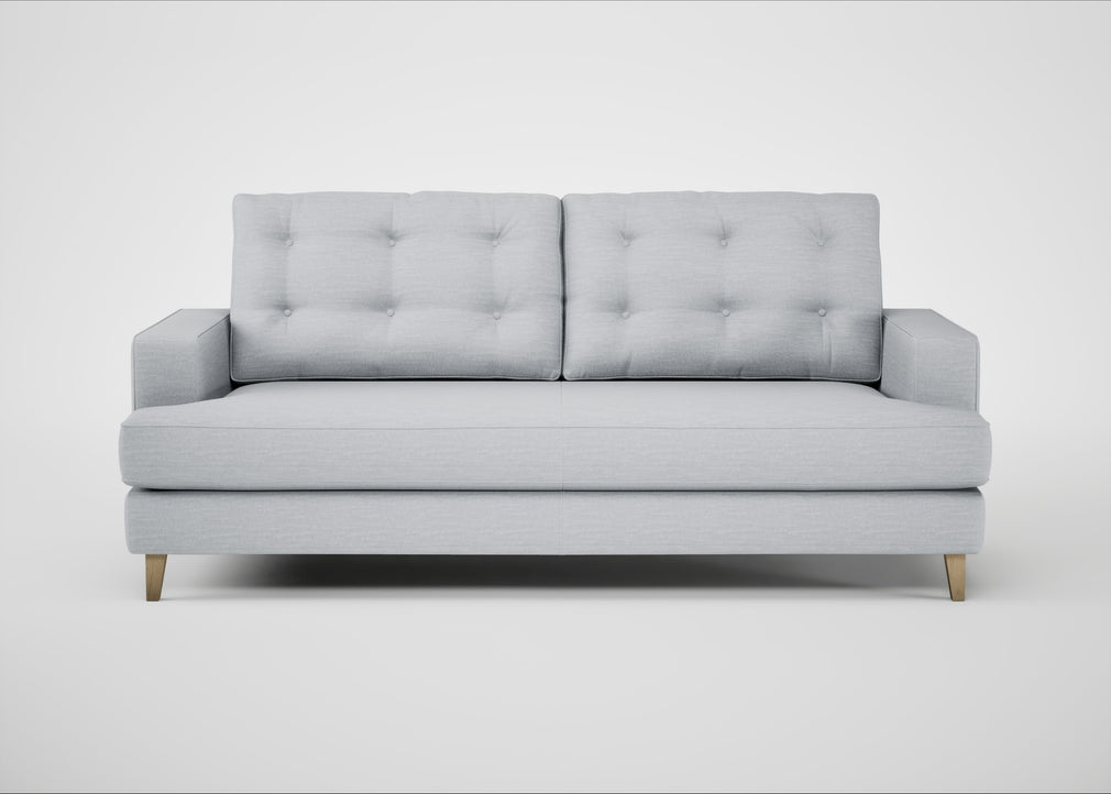 Mistral 3 Seater Sofa Broad Weave Tin / Natural