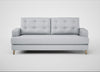 Mistral 3 Seater Sofa Broad Weave Tin / Natural