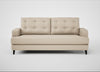 Mistral 3 Seater Sofa Brushed Cotton Oat / Black