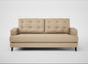 Mistral 3 Seater Sofa Capelo Linen-Cotton Bamboo / Black