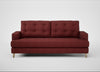 Mistral 3 Seater Sofa Capelo Linen-Cotton Etruscan Red / Natural