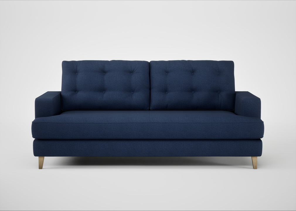 Mistral 3 Seater Sofa Capelo Linen-Cotton Inkspot / Natural