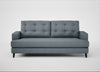 Mistral 3 Seater Sofa Capelo Linen-Cotton Mineral / Black
