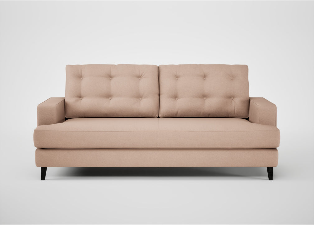 Mistral 3 Seater Sofa Capelo Linen-Cotton Rosedale / Black