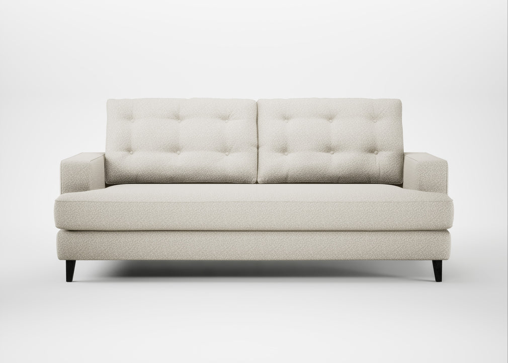 Mistral 3 Seater Sofa Chunky Boucle Ecru / Black