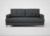 Mistral 3 Seater Sofa Melton Wool Granite / Natural