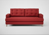 Mistral 3 Seater Sofa Melton Wool Red Oxide / Natural