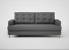 Mistral 3 Seater Sofa Melton Wool Shale / Natural