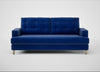 Mistral 3 Seater Sofa Smart Luxe Velvet Azure / Natural