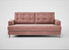 Mistral 3 Seater Sofa Smart Luxe Velvet Dusky Pink / Natural