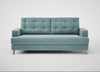 Mistral 3 Seater Sofa Smart Luxe Velvet Mineral Blue / Natural