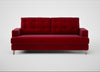 Mistral 3 Seater Sofa Smart Luxe Velvet Mulberry / Natural