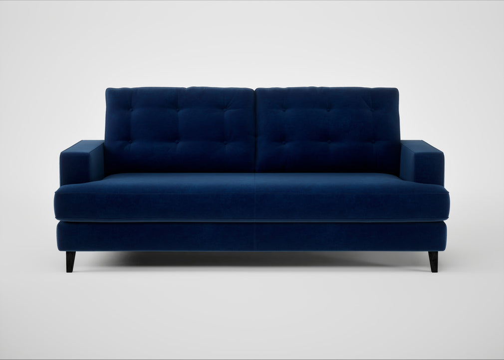 Mistral 3 Seater Sofa Smart Velvet Dusk / Black