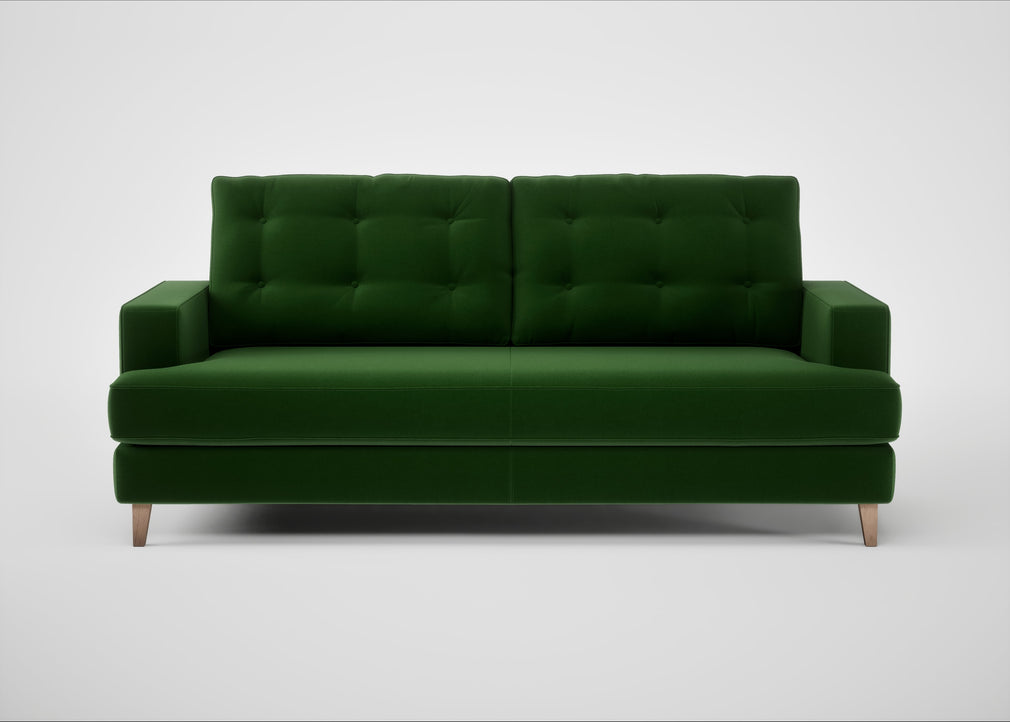 Mistral 3 Seater Sofa Smart Velvet Forest / Natural