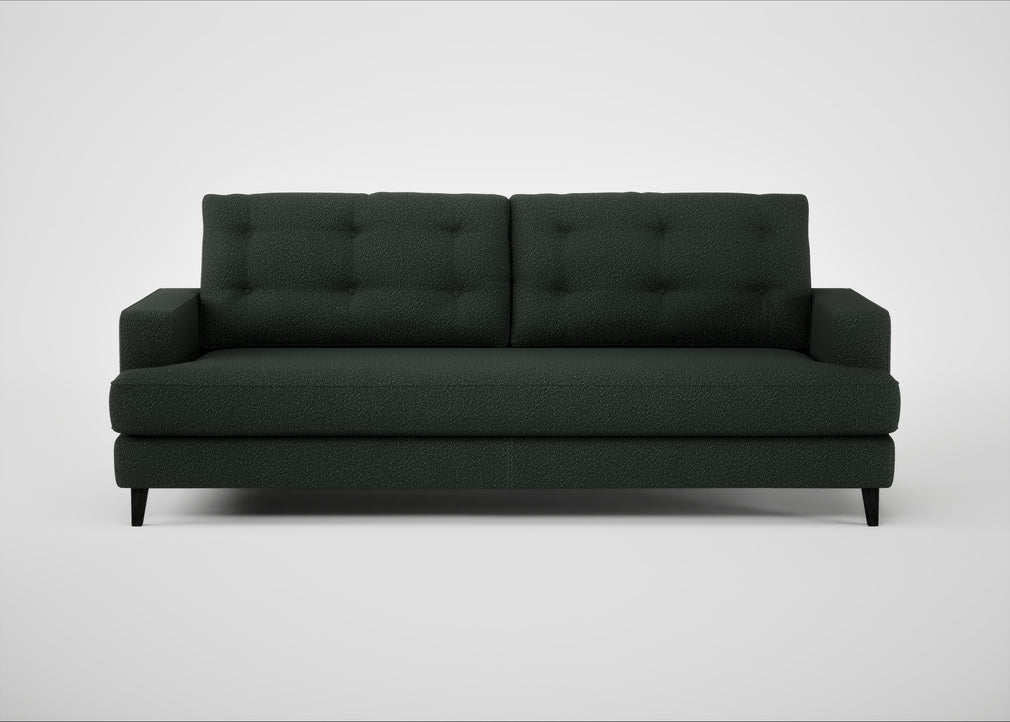 Mistral 4 Seater Sofa Boucle Fern / Black