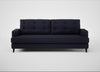 Mistral 4 Seater Sofa Boucle Indigo / Black