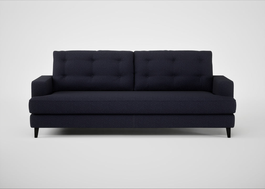 Mistral 4 Seater Sofa Boucle Indigo / Black