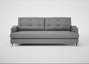 Mistral 4 Seater Sofa Boucle Steel / Black