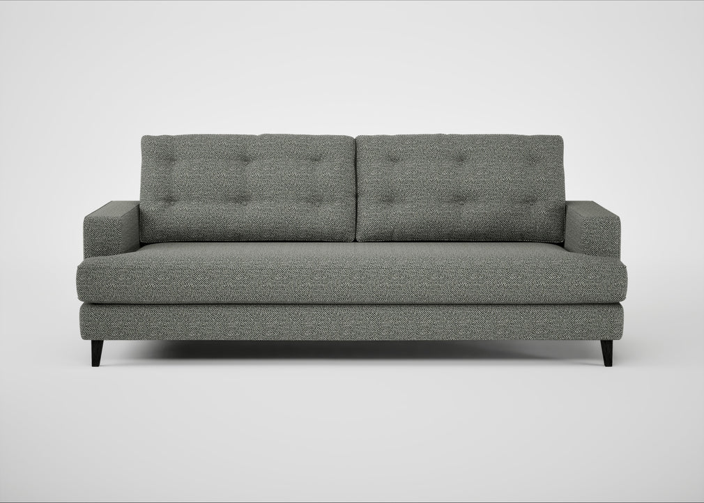 Mistral 4 Seater Sofa Boucle Tweed Lapis / Black
