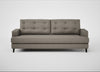 Mistral 4 Seater Sofa Broad Weave Pebble / Black