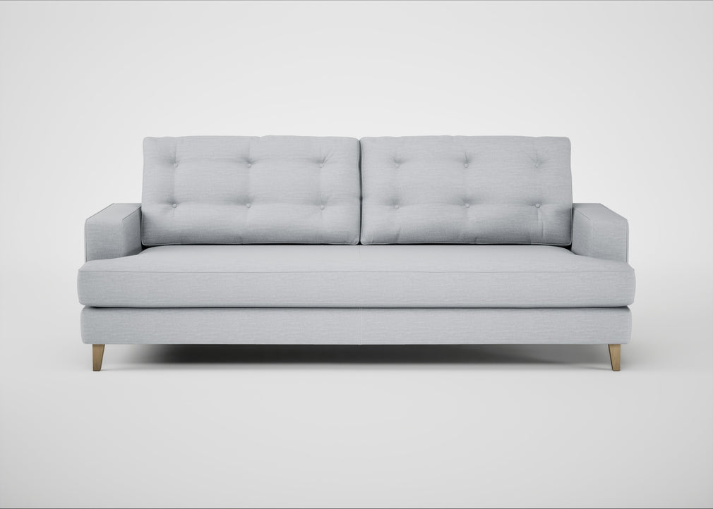 Mistral 4 Seater Sofa Broad Weave Tin / Natural