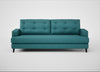 Mistral 4 Seater Sofa Brushed Cotton Cadet / Black