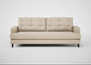Mistral 4 Seater Sofa Brushed Cotton Oat / Black