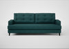 Mistral 4 Seater Sofa Brushed Cotton Pine / Black
