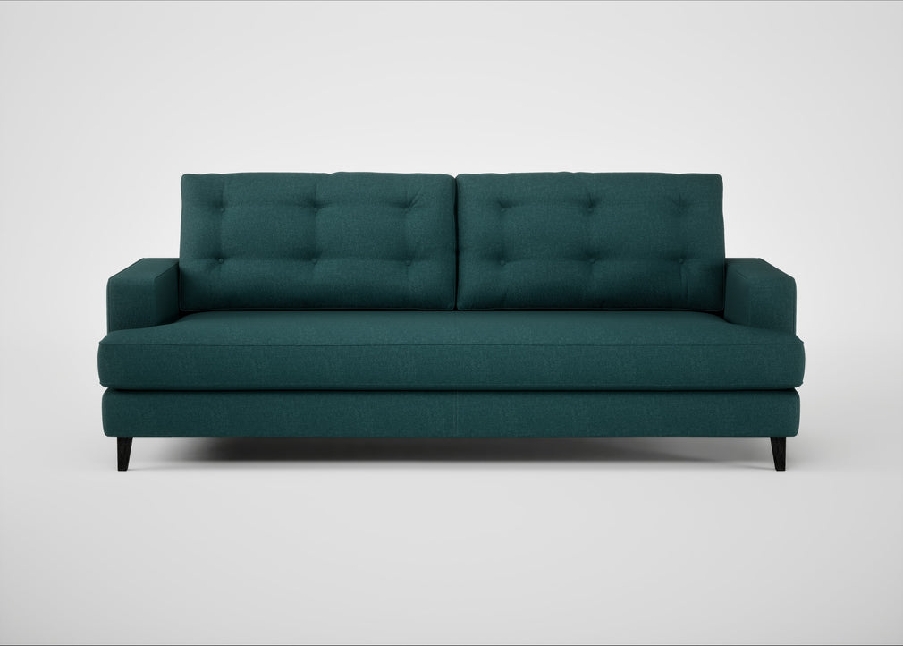 Mistral 4 Seater Sofa Brushed Cotton Pine / Black