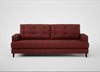 Mistral 4 Seater Sofa Capelo Linen-Cotton Etruscan Red / Black