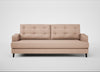 Mistral 4 Seater Sofa Capelo Linen-Cotton Rosedale / Black