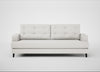 Mistral 4 Seater Sofa Capelo Linen-Cotton Sea Salt / Black