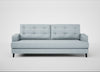 Mistral 4 Seater Sofa Capelo Linen-Cotton Sea Shanty / Black