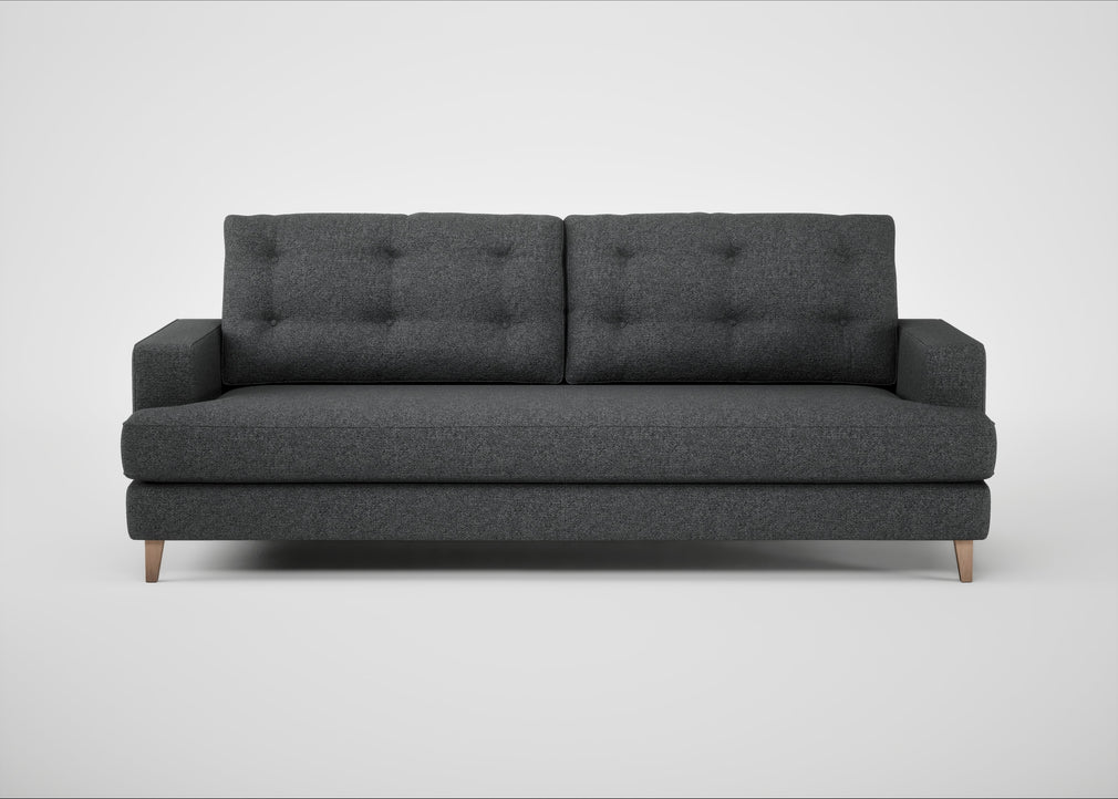 Mistral 4 Seater Sofa Melton Wool Granite / Natural