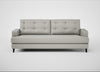 Mistral 4 Seater Sofa Melton Wool Limestone / Black