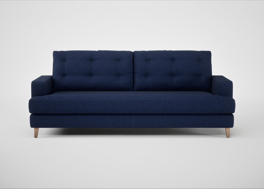 Mistral 4 Seater Sofa Melton Wool New Navy / Natural