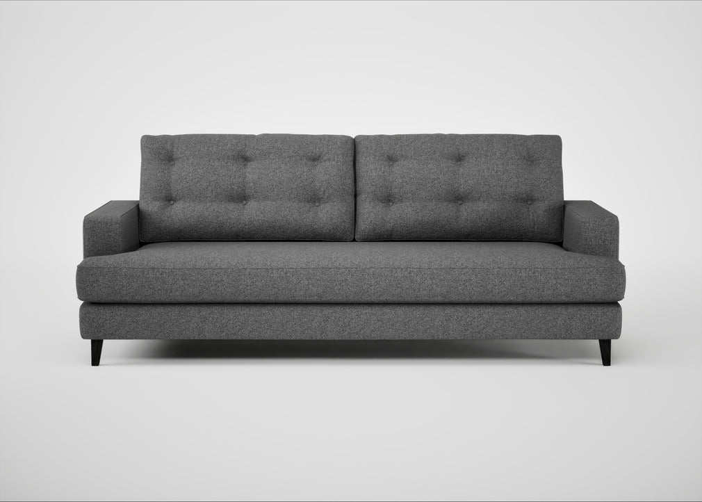Mistral 4 Seater Sofa Melton Wool Shale / Black