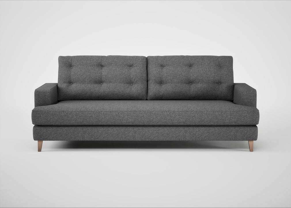 Mistral 4 Seater Sofa Melton Wool Shale / Natural