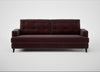 Mistral 4 Seater Sofa Smart Luxe Velvet Acorn / Black