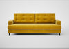Mistral 4 Seater Sofa Smart Luxe Velvet Canary / Black