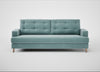 Mistral 4 Seater Sofa Smart Luxe Velvet Mineral Blue / Natural