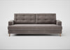 Mistral 4 Seater Sofa Smart Luxe Velvet Mushroom / Natural